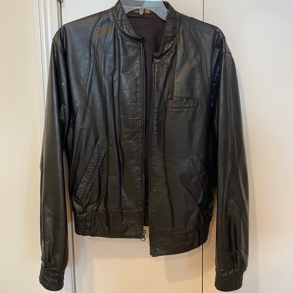 REAL LEATHER JACKET - Picture 2 of 3